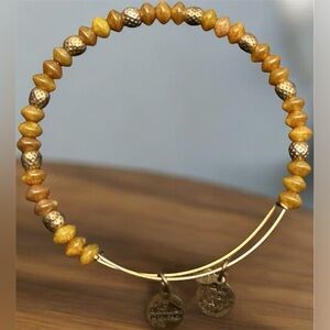 Alex and Ani Bangle Amber Bracelet
